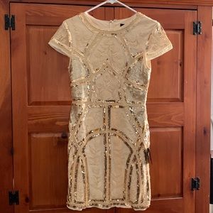 Gold Sequin dress
